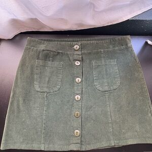 Sky and sparrow womens corduroy skirt